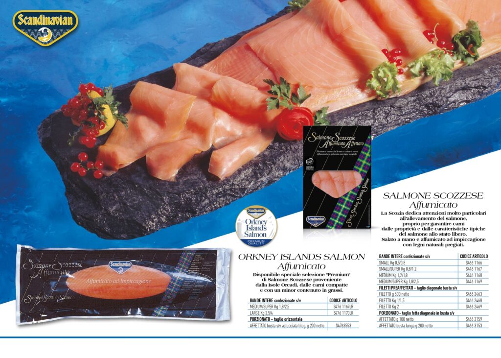 Salmone Scozzese e Orkney Islands Salmon